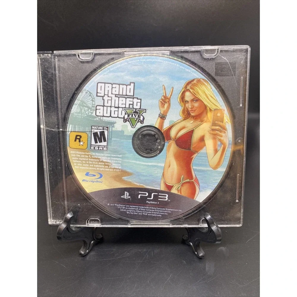 Grand Theft Auto V (Five) For PS3-PlayStation 3 Disc Only EUC